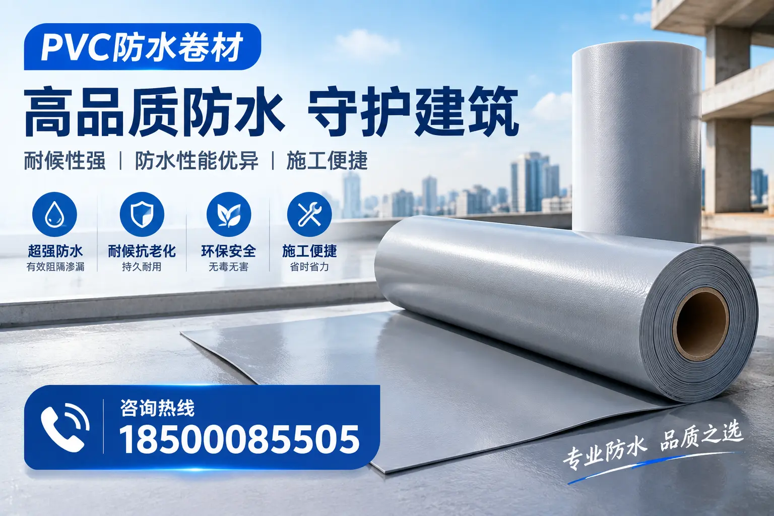 PVC防水卷材的防水效果评测，适合黔东南的科学依据